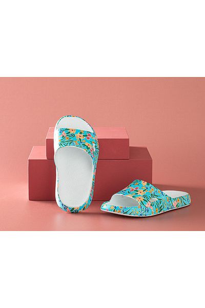 English Home Blue Spring Women - Papuci de plajă