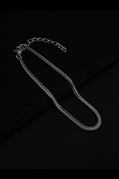 Genel Markalar Tilki Renk Unisex Gümüş Kuyruğu (20 Bileklik Zincir Cm) Ince