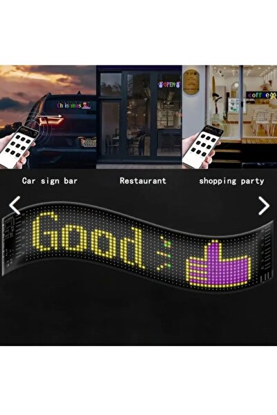 Genel Markalar Matrix Piksel LED Panel Tabela Bluetooth Uygulama rgb 5v kayar tabela