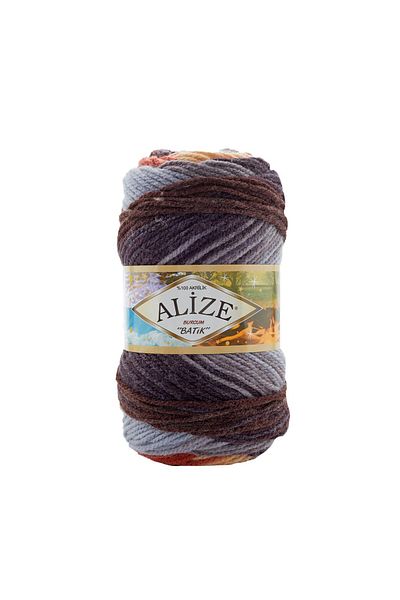 Alize Burcum Batik 7942 - Knit Lanyard Hand and Vest Cardigan Sweater Yarn