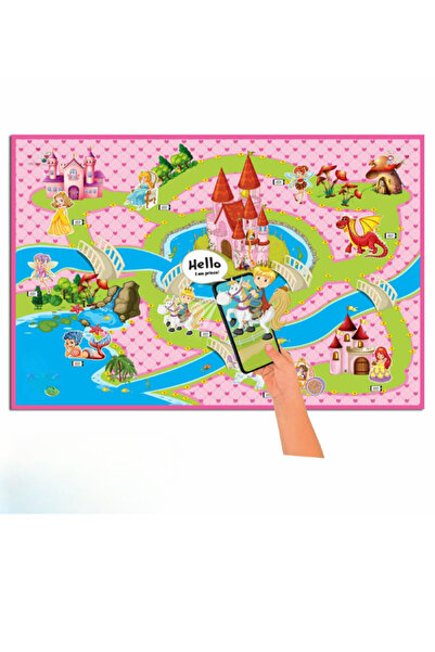 Tilda BSC. & Home Oyun Halısı Prenses Büyük Boy 150×100 cm - Mobil Uygulama Destekli İngilizce Konuşan Oyun Matı