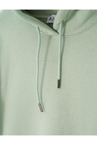 Kayra Kapüşonlu Sweatshirt Küf Yeşili