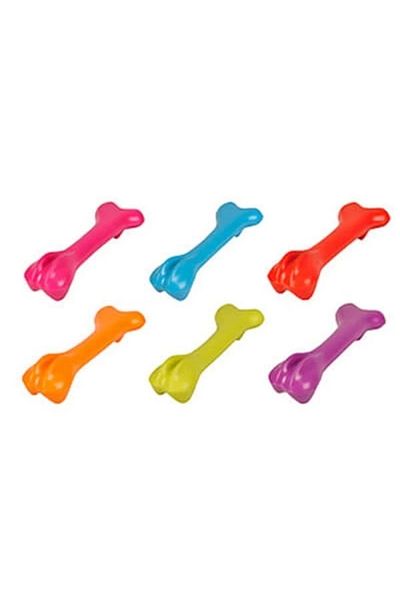 Flamingo Rubber Bone Dog Toy 22 cm