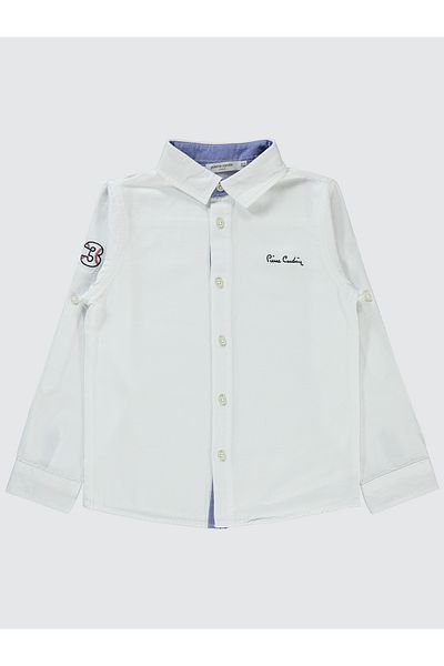Pierre Cardin Boy's Shirt 10-12 Years White