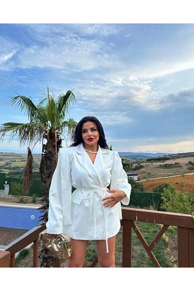 Ekim Store Oversize blejzr s detailem kravaty