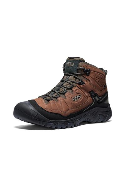 Keen 1028988   Targhee Iv Mid Wp m Bison/Black Men's Outdoor Boots