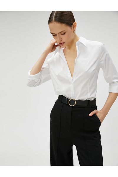 Koton Basic Shirt Long Sleeve