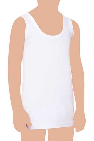 Seher Yıldızı White Combed Cotton Children's Undershirt - 0036 Seher 12 Pack