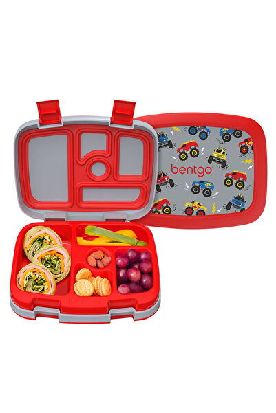 Bentgo شاحنات Lunchbox مطبوعة للأطفال ذات 5 أغراض