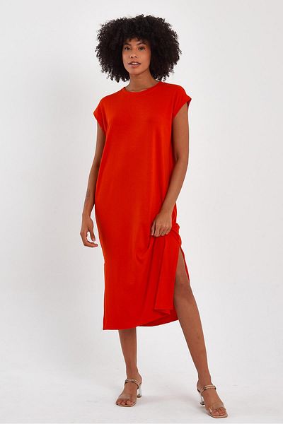 ALEXANDERGARDI Long Dress with Slit (B23-0075)