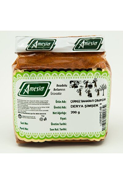 Amesia Çerkez Baharatı Çibjiyçuğ 200 Gr