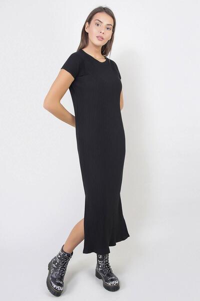 ALEXANDERGARDI Kadın Yırtmaçlı Uzun Elbise (B20-1647)