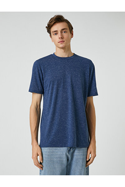 Koton Základní tričko Crew s krátkým rukávem Slim Fit