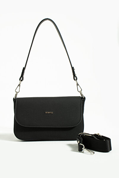 Just Polo حقيبة يد وكتف نسائية سوداء