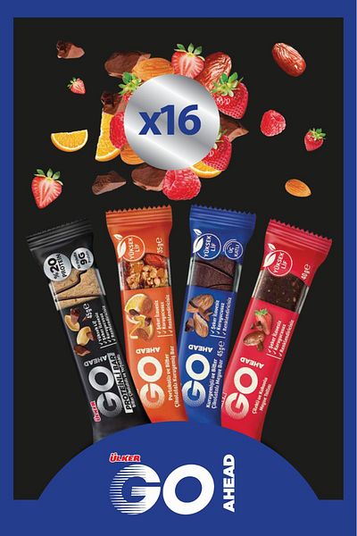 Ülker Country Go Ahead Mixed Pack Protein & Fruit Bar
