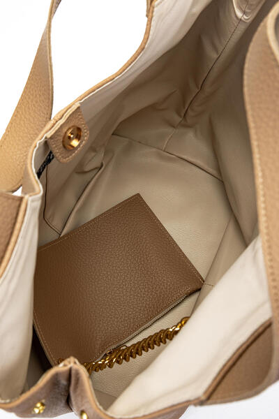 Dolce Жіноча веганська бежева сумка через плече