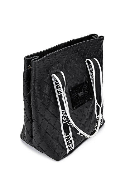 Dolce Women's Vegan Black Cap Shoulder Bag