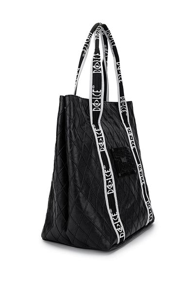 Dolce Women's Vegan Black Cap Shoulder Bag