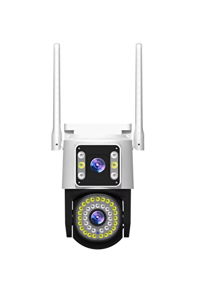 ALFA AKSESUAR 03 4mp Yoosee Çift Lens Ip Kamera - Wıfı Açık Otomatik İzleme, Su Geçirmez Kablosuz Güvenlik Ev Kameras