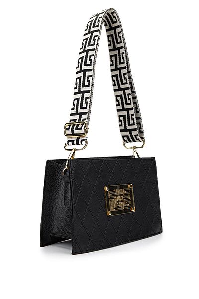 Dolce Women's Vegan Black Messenger Bag