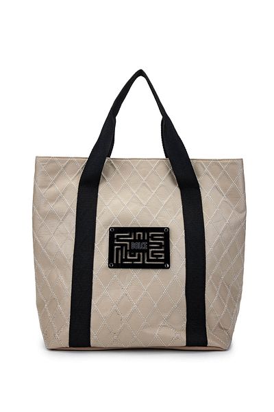 Dolce Women's Vegan Beige Cap Shoulder Bag
