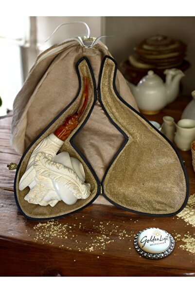 Altınışık Lületaşı Rönesans Dönemi Kaşifi El Oyması Pipo