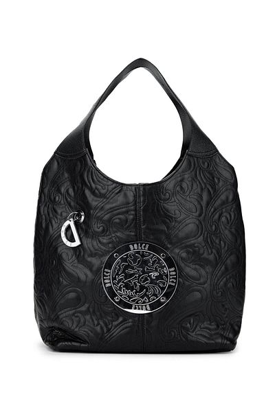 Dolce Women's Vegan Black Dsn Shoulder Bag