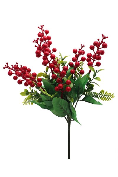 Amentes 2025 Yılbaşı Için 1 Dal Yapay Kokina Çiçeği