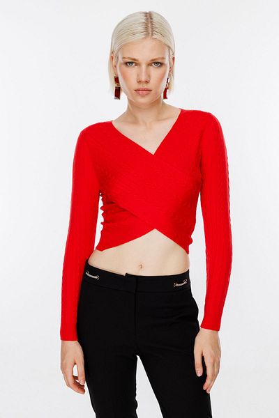 ON Pulover tricotat cu model