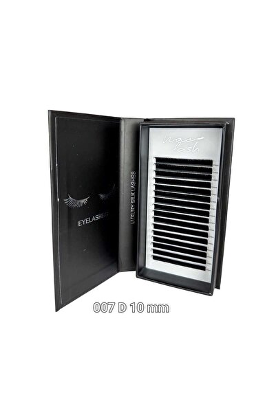 Aka Easyfan (çek-bırak) ipek kirpik 007 D kıvrım 10 mm