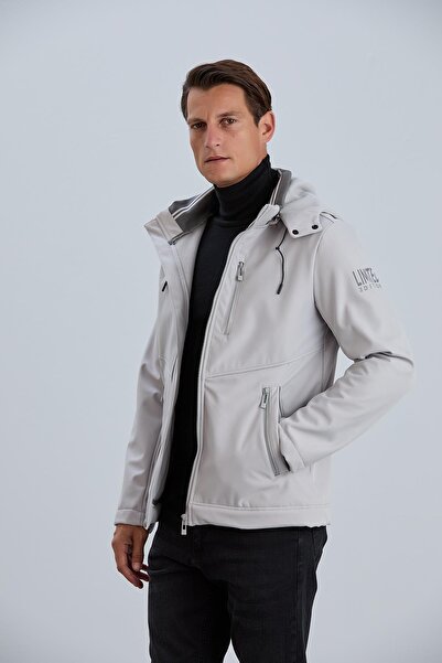 PIQUE Ανδρικό παλτό Softshell με κουκούλα