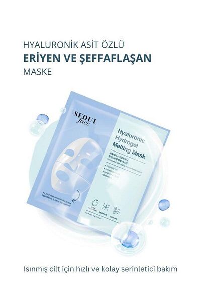 Dermal Seoulface Hyaluronic Acid Hydrogel Transparent Melting Mask 34g