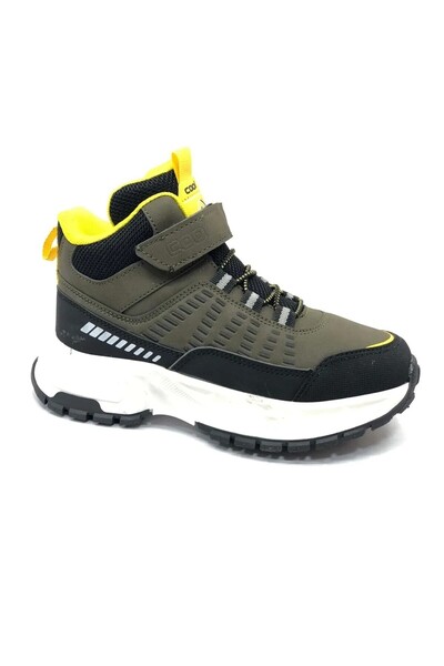 Cool Tiger Ortopedik Kaymaz Taban Unisex çocuk bot haki