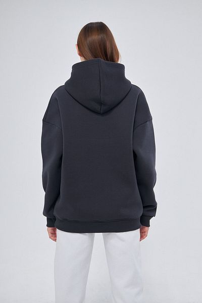 Moda Işık Πρωτοχρονιάτικο εμπριμέ Unisex φούτερ με κουκούλα Basic - 100% βαμβάκι