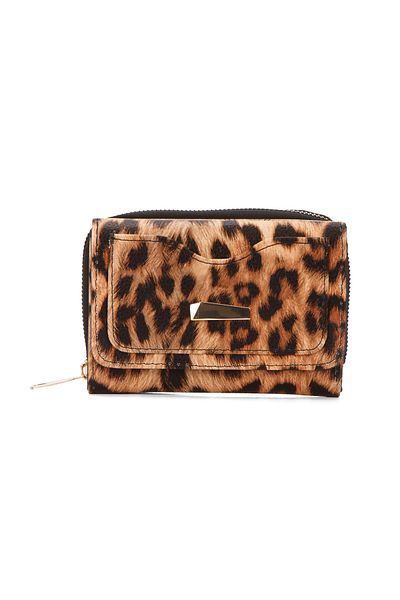 Fidella Vegan Leather Zippered Multi-Compartment Card Holder and Wallet - Model 101
