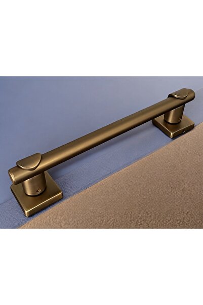 KOLDOOR Dem Mat Antik Sarı AP263 Çekme Kapı Kolu Sürgülü Çekme Kol 25 Cm 1 Adet