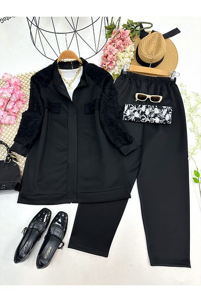 YEDİLALE Tule Detailed Suit
