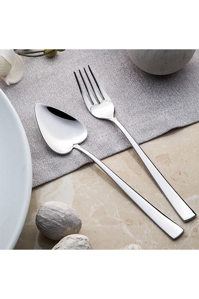 Nehir Can & Canan 12 Pieces Simple Sweet Cutlery Set