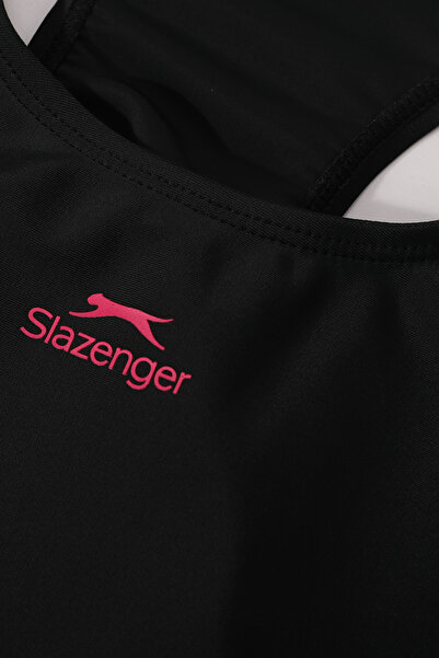 Slazenger SPL RacerBack Kadın  Siyah / Fuşya Mayo