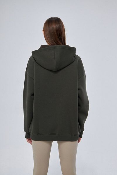 Moda Işık Πρωτοχρονιάτικο εμπριμέ Unisex φούτερ με κουκούλα Basic - 100% βαμβάκι