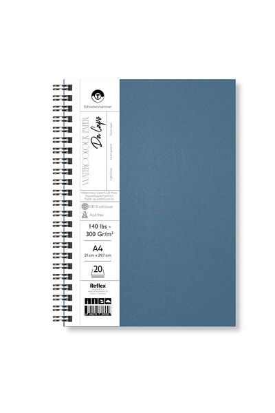 Schoellershammer Schoeller Shammer Da Capo - 300 Gr. A4 20 Sheets Cold Press Hard Cover Watercolor Notebook