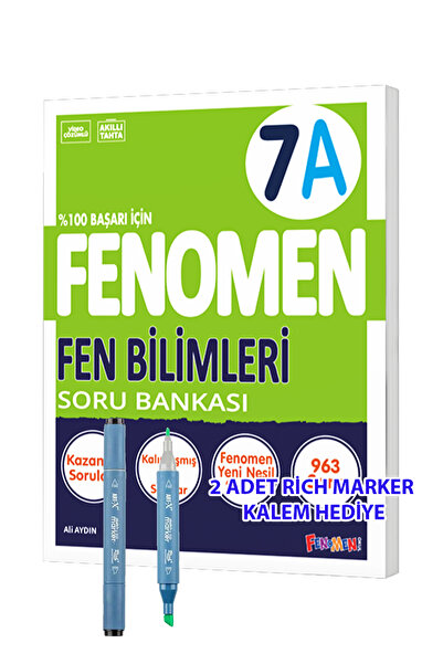 Fenomen Yayıncılık FENOMEN YAYINCILIK 7 FEN BILIMLERI (A) SORU BANKASI