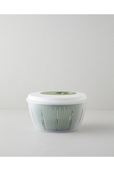 English Home Uscător de salată din plastic Alexi Green - 25,6x25,6x14,2 cm Us...