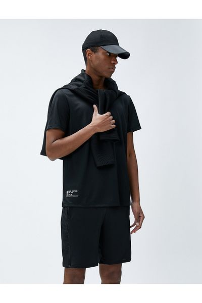Koton Pantaloni scurti sport de bază cu talie din dantelă și detaliu de buzunar