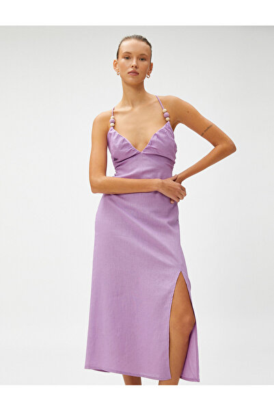 Koton Perličková směs midi lnu