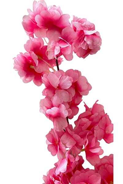 YAPAY ÇİÇEK DERYASI 1ADET JaponKiraz Çiçeği KOYU Pembe