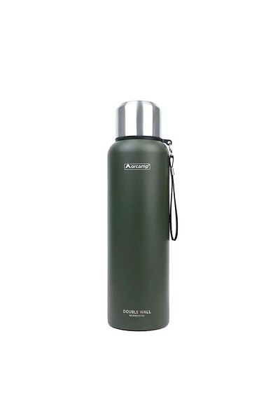 Orcamp Double Insulation Steel Thermos Green