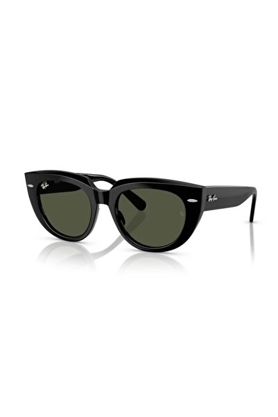 Ray-Ban RB 2286 90131 49 نظارة شمسية نسائية ذات عين القطة باللون الأسود