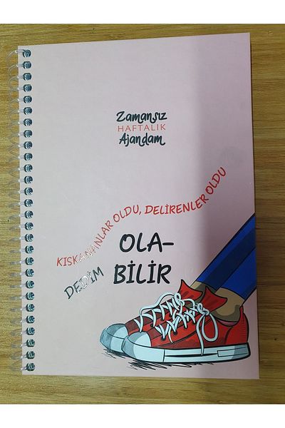 mcolor Вечен седмичен дневник 17x24 см с твърди корици