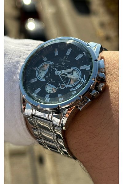 Show Time Steel Men's Wristwatch